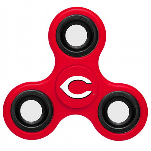MLB Cincinnati Reds 3 Way Fidget Spinner A43 - Red